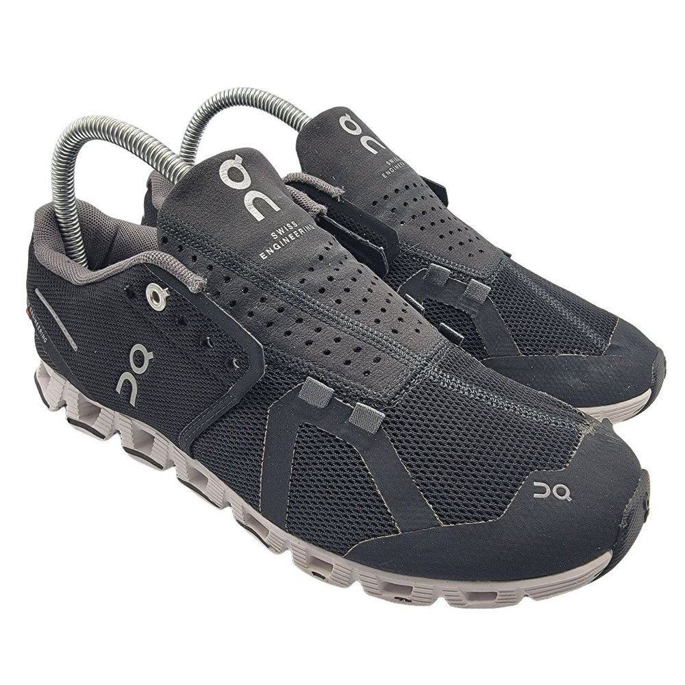 On Cloud Swiss Engineering Womens Size 7.5 Running Shoes Black White